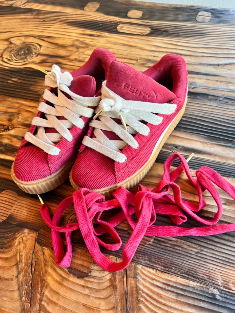 Fenty x Puma Creeper Phatty - Pimento Red / Gum Sole ❤️‍🔥